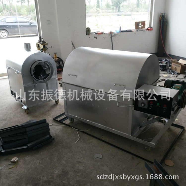 振德直銷(xiāo)商用干果炒貨機(jī) 臥式滾筒炒貨機(jī) 糖炒栗子機(jī)