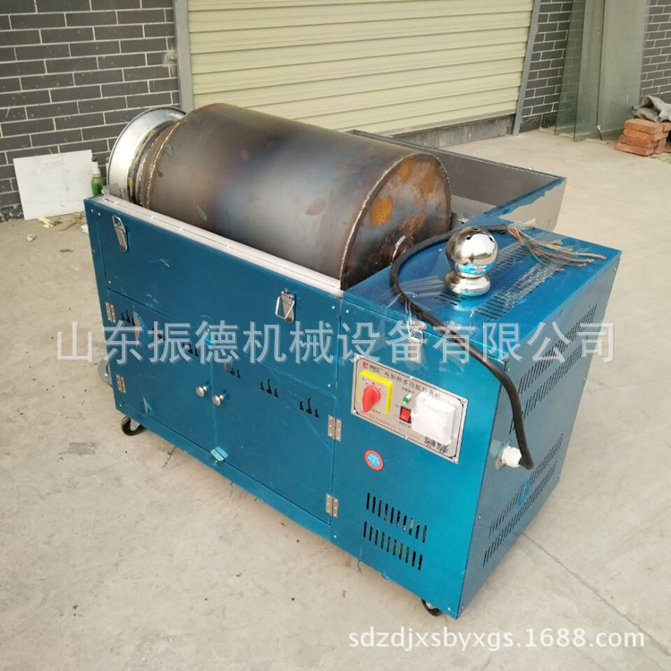 振德直銷(xiāo)商用干果炒貨機(jī) 臥式滾筒炒貨機(jī) 糖炒栗子機(jī)
